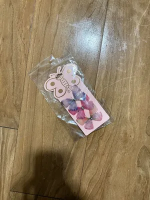 Floral Butterfly Clip Set - Pink & Purple thumbnail 3