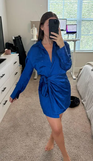 ZARA Blue Dress thumbnail 2