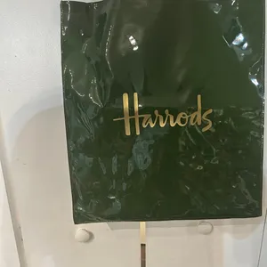 Harrods Glossy Green Shopper thumbnail 6