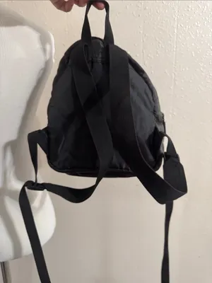 PINK Victoria's Secret Black Mini Backpack thumbnail 5