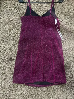 Vamped Up Sparkly Lulus Magenta Sleeveless Mini Dress thumbnail 2