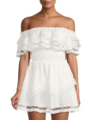 Peixoto Wyatt Lace-Trim Dress thumbnail 1