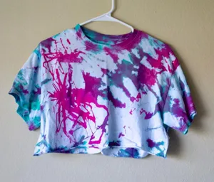 Cropped tie dye top Size M thumbnail 1