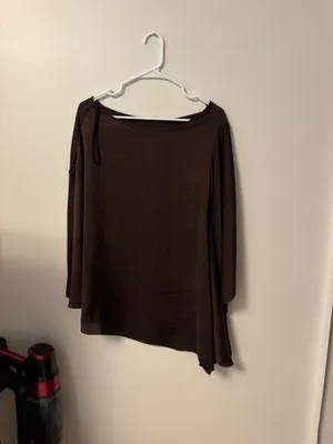Off the shoulder dress Brown thumbnail 4