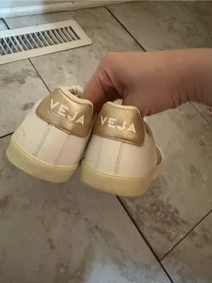 Veja Esplar Leather White Platine Sneakers thumbnail 5