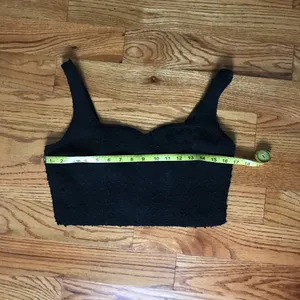 Abercrombie Tweed Black Textured Crop Top NWT thumbnail 6