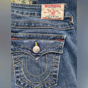 Vintage Y2K True Religion Becky boot cut jeans, size 29 thumbnail 4