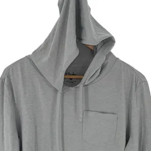 Curfew Womens Pullover Hoodie Long Sleeve Hooded Stretch Pocket Gray Size Medium thumbnail 2