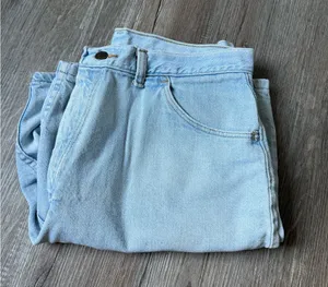 VTG Wrangler Mom Shorts Baggy Shorts Blue Faded Size 14 31 32 thumbnail 11