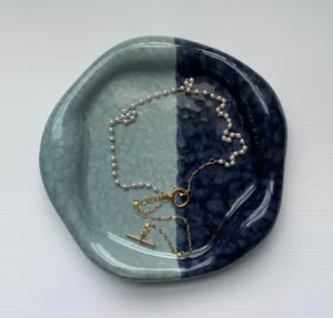 Gold half pearl half chain with front toggle clasp thumbnail 1
