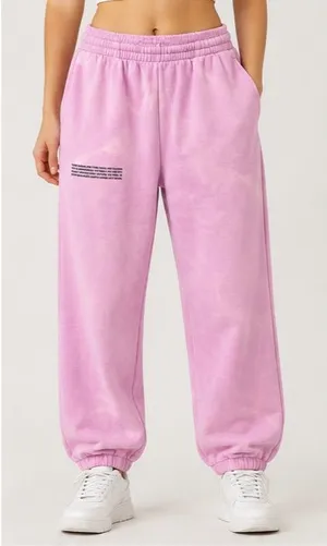Pangaia Sakura Bumblegum Pink Jogger Sweatpants‎ Women’s Size XS thumbnail 1