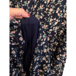 Petal + Pup Edwina Smocked Navy Tiered Smocked Floral Dress - Size S thumbnail 12