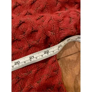 Knox rose nwt pointelle mock neck burgundy sweater m thumbnail 11