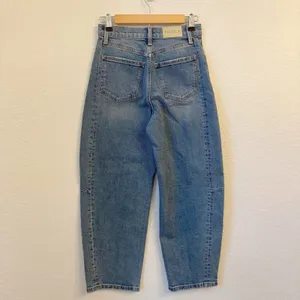 Pistola‎ Eli Barrel Jeans 24 Rhythm Vintage High Rise Arched Cropped Light Wash thumbnail 5