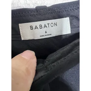 ARITZIA Babaton Pants Women Sz 6 Black Straight Office Career Classic thumbnail 3