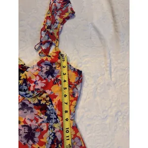 Lulu's Vibrant Asymmetrical Floral Dress S thumbnail 14