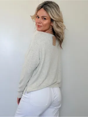 New Project Social T Boatneck Long-Sleeve Top thumbnail 3