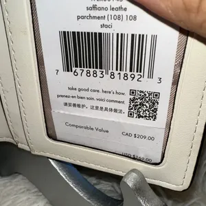 Kate Spade white Cream Wallet thumbnail 4