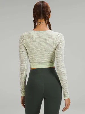 Lululemon Ebb to Street Long Sleeve Shirt | Moonlit Magenta Multi / Faded Zap thumbnail 2