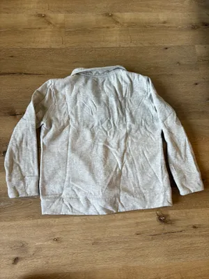 Heather Grey Quarter Snap Collar Sweatshirt Gray thumbnail 5