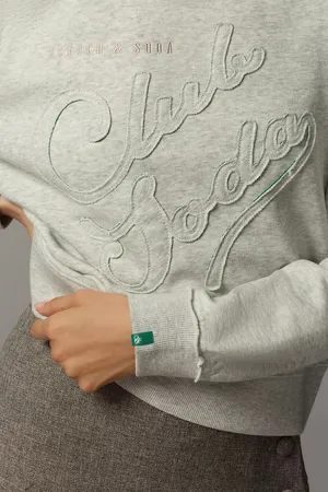 Scotch & Soda Club Soda Appliqué Crew-Neck Sweatshirt thumbnail 3