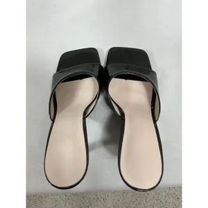 Womans New Slip On Stiletto Sandals Black Eu 36 Us 5.5 Open Toe thumbnail 6