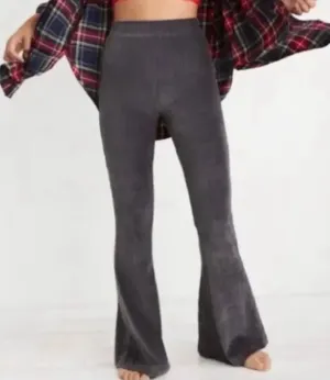 AERIE Groove On Velour High Waisted Flare Pants thumbnail 1