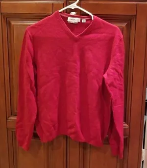 Calvin Klein wool sweater red thumbnail 1