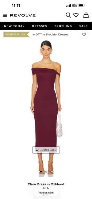 Revolve Dress Maxi Red thumbnail 4