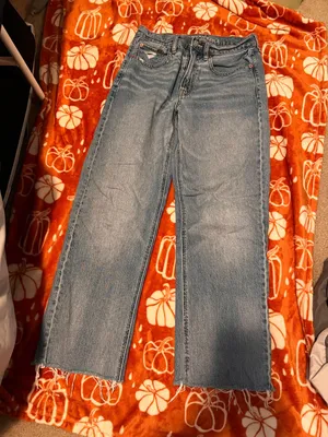 American Eagle outfitters dad fit baggy jeans thumbnail 1