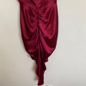 HOUSE OF CB 'Nera' Wine red Satin Draped Corset‎ Dress /Size L NWOT thumbnail 10