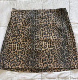 & Other Stories Sequin Cheetah Mini skirt thumbnail 1