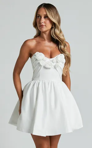 New Showpo Angeletta Mini Dress Sweetheart Fit & Flare Dress MSRP $139 thumbnail 2