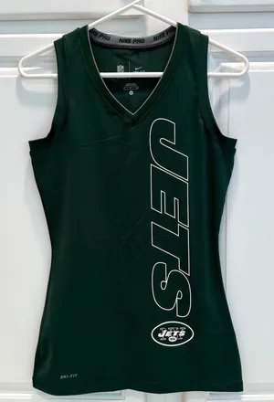 Nike Pro Dri-FIT New York Jets NFL Green Shirt Size S Officially Licensed thumbnail 1
