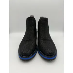 Chanii B Zippette Ankle Boots Womens 36 (5.5 US) Sparkle Floral Suede Whimsigoth thumbnail 2