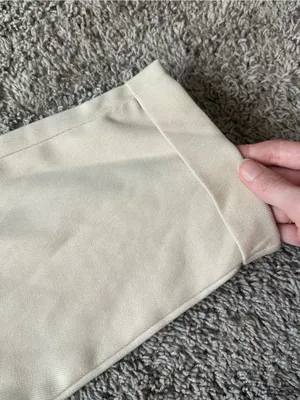 Women's Cream Ankle Tapered Pleat Pants thumbnail 7
