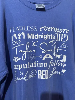 Comfort Colors Swiftie Albums Long Sleeve thumbnail 2