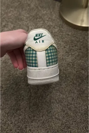 Nike Air Force 1 Gingham Pack Multicolor Sneakers Size 8 thumbnail 9