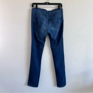 AG Adriano Goldschmied Women's The Premiere Skinny Straight‎ Blue Jeans thumbnail 2