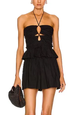 Olivaceous Ulla Johnson inspired romper thumbnail 1
