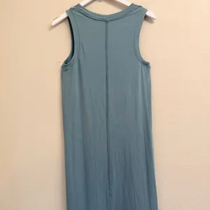Lululemon All Yours Tank Maxi Dress Tidewater Teal Womemns 4 Athletic‎ Casual thumbnail 6