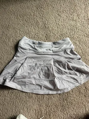 Lululemon White Tennis Skirt Pleated thumbnail 2