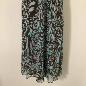 Studio I Brown Paisley Maxi Dress Size‎ 12 90s Forest Fairy Fairycore Feminine Bohemian thumbnail 3