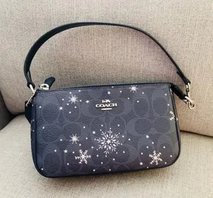 coach Nolita 19 In Signature Canvas With Snowflake Print c0091 thumbnail 1