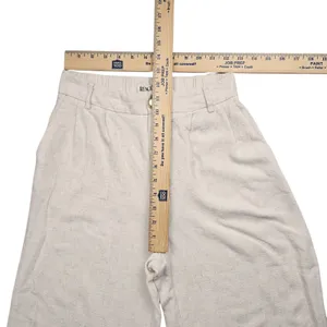 Blenca Viscose Linen Blend Wide Leg Pants Womens Medium Beige thumbnail 8