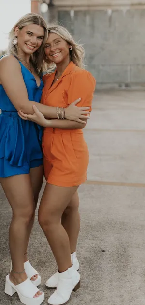 Orange romper day and moon Size M thumbnail 1