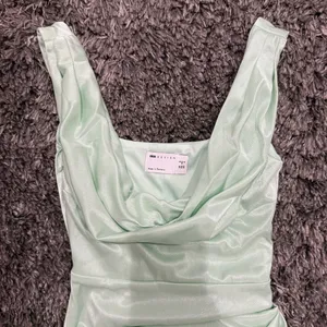 ASOS Design Cowl Corset Draped Midi Dress in Mint, Size 2​​​​​​ thumbnail 4