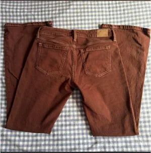 Aeropostale vintage brown low rise flare jeans thumbnail 2