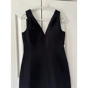 Zara Black V-Neck Sleeveless Dress, Size M thumbnail 4