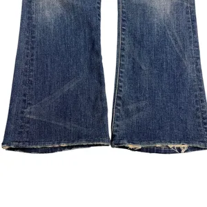 MOTHER Denim The Insider Crop Jeans Double Trouble Wash Mid Rise Size 25 thumbnail 4